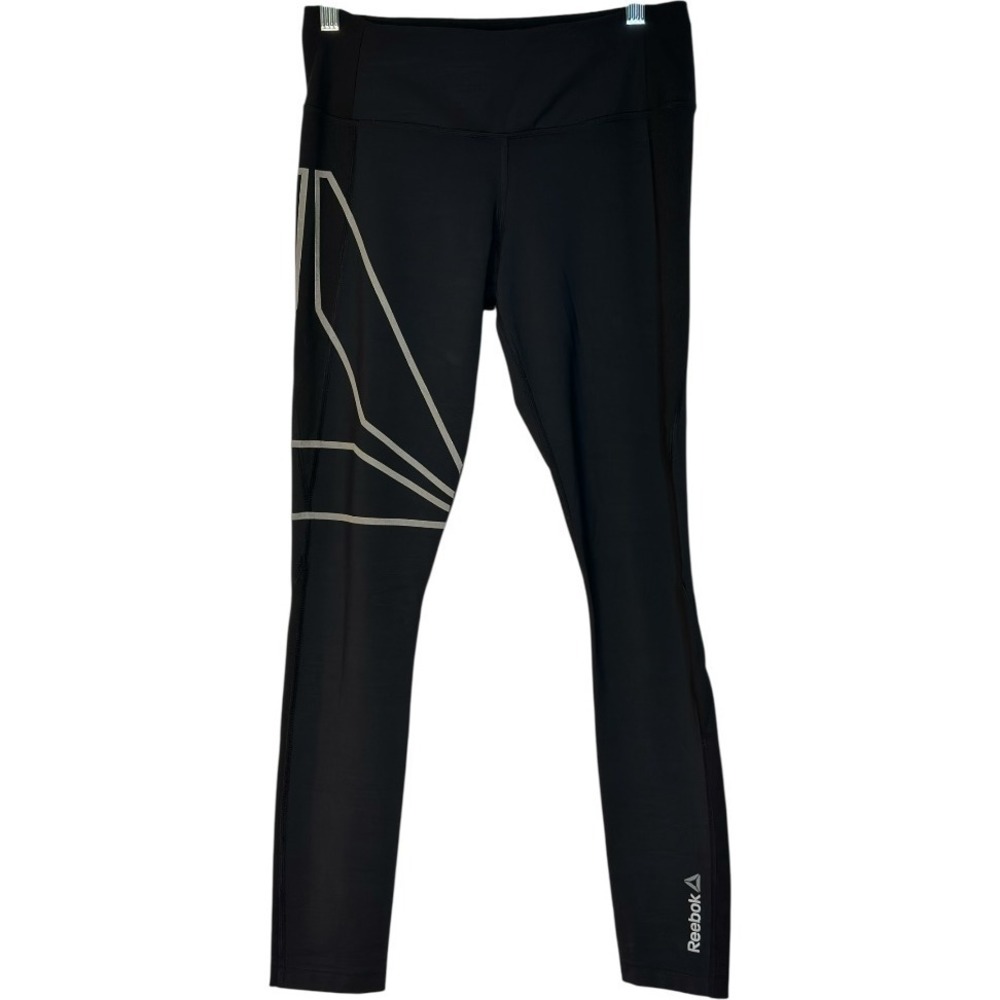 Reebok ACTIVCHILL Speedwick Leggings Black Athletic Workout Running Fitness S